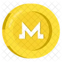 Monero Coin Cryptocurrency Crypto Icône