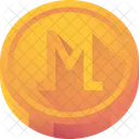 Monero Cryptomonnaie Crypto Icône