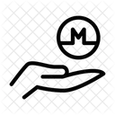 Monero Crypto Currency Icône