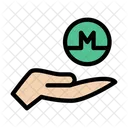 Monero Crypto Currency Icône