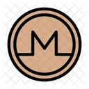 Monero Crypto Currency Icône