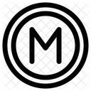 Monero Monero Coin Cryptocurrency Icône