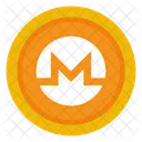 Monero Cryptocurrency Crypto Icône