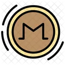 Monero Cryptocurrency Crypto Icône