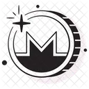 Monero Coin Crypto Icône