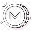 Monero Coin Crypto Icône