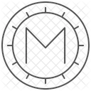 Crypto Staking Thinline Icon Icône