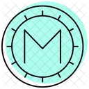 Crypto Staking Color Shadow Thinline Icon Icône