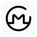 Monero Cryptocurrency Crypto Icône