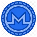 Monero Xmr Coin Cripto Dinero Digital Criptomoneda Icono