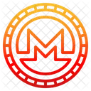 Monero Xmr Coin Cripto Dinero Digital Criptomoneda Icono