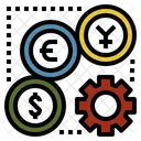 Monetary System Economics Icon