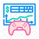 Monetizacao Jogo Desenvolvimento Ícone