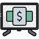 Monetizacao Smart Tv Tv Ícone