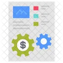 Monetização de conteúdo  Ícone