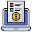 Monetização de conteúdo  Ícone