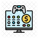 Monetizacao Jogo Desenvolvimento Ícone