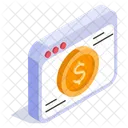 Monetizacao Online Financas Ícone