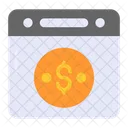 En Linea Ganancias Monetizacion Icono