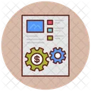 Monetización de contenidos  Icon