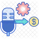 Monetizacion De Podcasts Monetizacion De Podcasts Publicidad Icon
