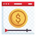 Monetization Monetize Video Ad Icon