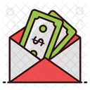 Monetize Cash Envelope Money Envelope Symbol