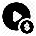 Monetize Money Video Icon