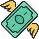 Money Wings Fly Icon