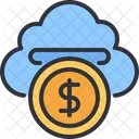 Money Cost Cloud Computing Icon