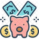 Money Piggy Bank Cash Icon