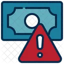 Money Caution Exclamation Icon