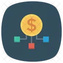 Money Internet Connection Icon