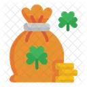 Money Money Bag St Patricks Day Icon