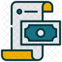 Money File Receipt Icon