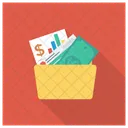 Money File Finance Icon