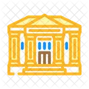 Money Bank Building Icon