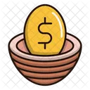 Egg Money Cash Icon