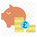 Minvestment Bank Money Pound Savings Icon