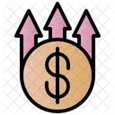 Money Growing Coins Icon