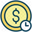 Money Time Investment Icon