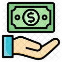 Money Hand Earn Icon