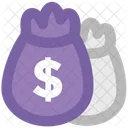 Money Sacks Dollar Icon