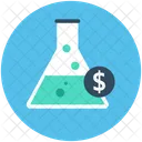 Money Experiment Flask Icon