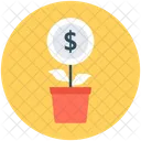 Money Plant Business Icon