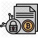 Money Bitcoin Lock Icon