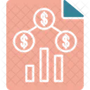 Money Sales Analytics Icon