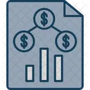 Money Sales Analytics Icon