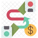 Money Transfer Transaction Icon
