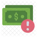 Money Warning Illegal Icon
